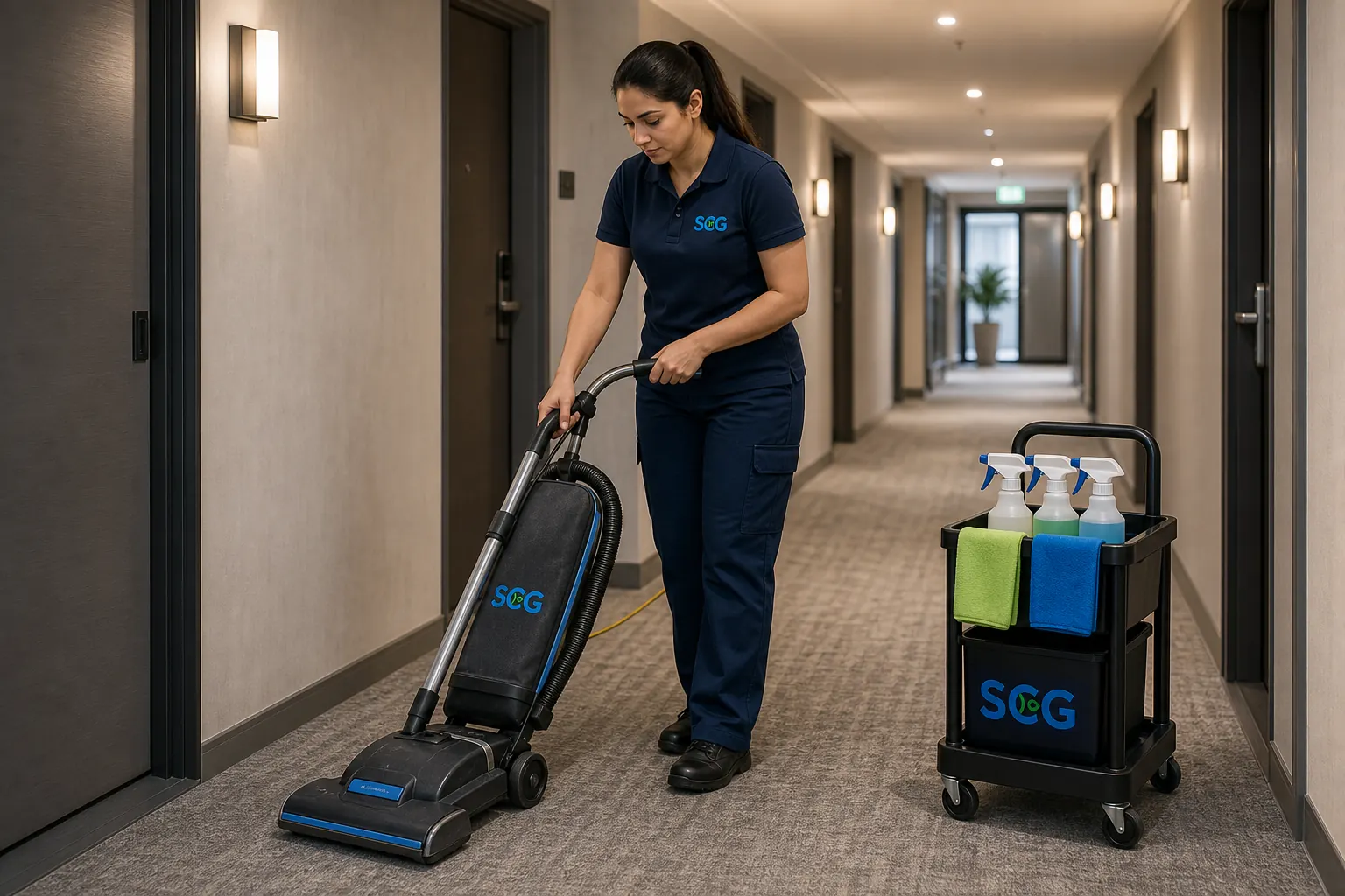 Sydney Clean Group cleaning team servicing an office